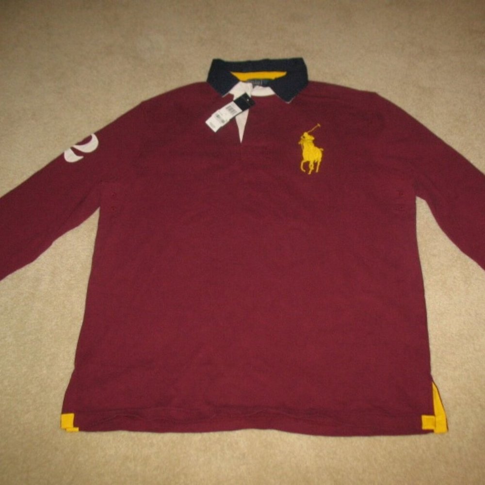 NWT Polo Ralph Lauren Men's Rugby T Shirt Small